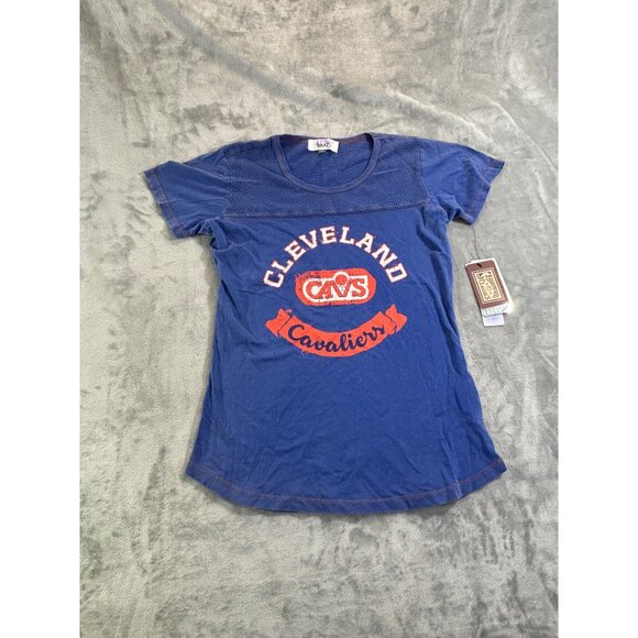 Cleveland Cavaliers Womens shirt small Blue hardwood classics Touch by Alyssa Mi - Picture 8 of 12